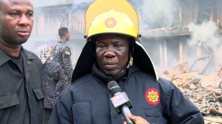 Adum fire fully extinguished – GNFS confirms after two-day blaze