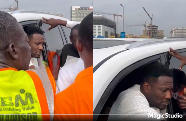 I hate foolishness, bring it – Asamoah Gyan scolds man who snatched money from his car