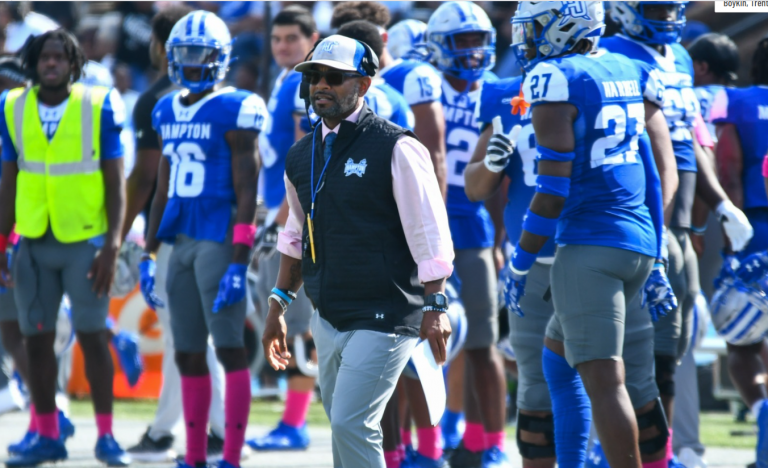Hampton football team parts ways with coach after two seasons