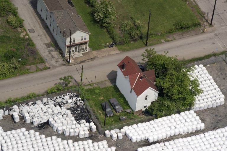 A bird’s-eye portrait of what was once a thriving steel town