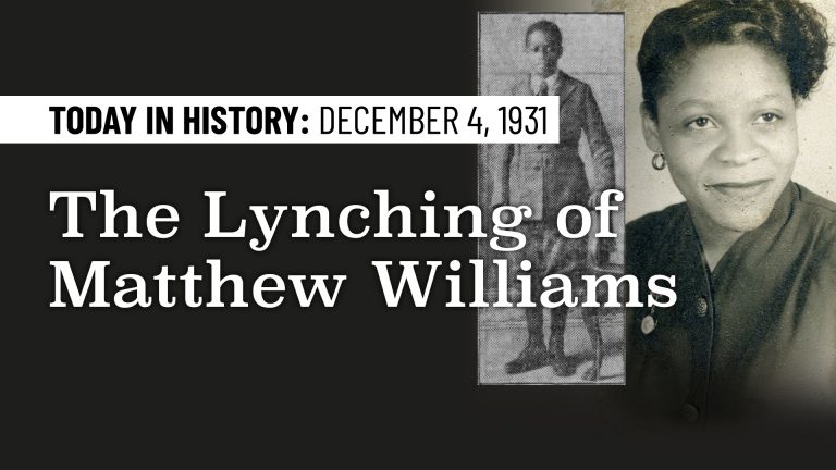 Today in History: “The Silent Shore” | Exploring Hate